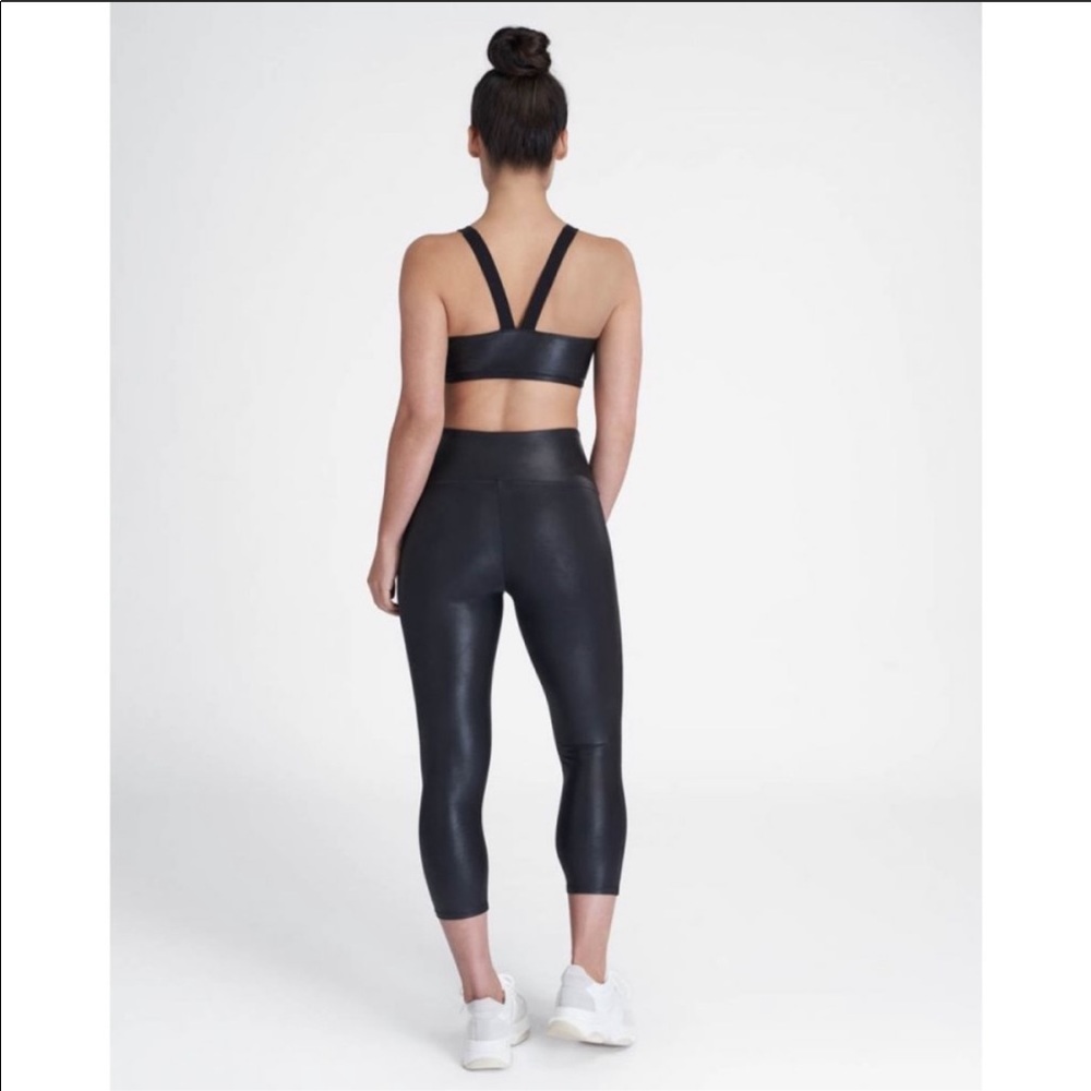 Spanx Faux Leather Active Leggings - Picture 4 of 6
